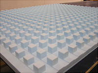 sound insulation, sound deadening architectural duct construction foam