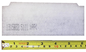 Tight fabrication tolerance foam fabricated with world ISO standards